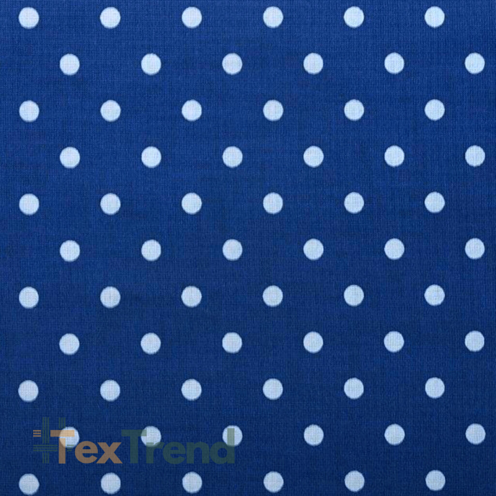 antibakterielle 25mm weiße Punkte auf dunkelblauem Hintergrund  