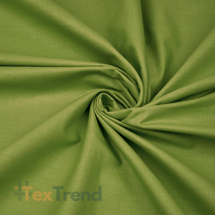 Baumwolle 100% einfarbig olivgrün - 40  