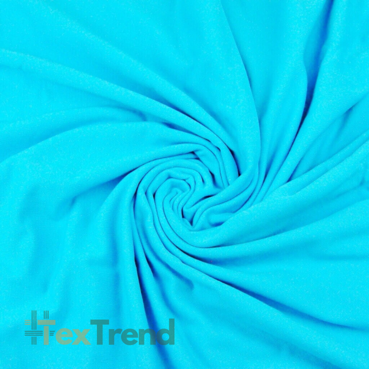 Dresówka pętelka - jednokolorowa turkusowa  