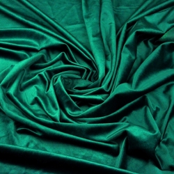 Polyester Samt flaschengrün  