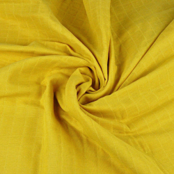 Baumwoll-Musselin senfgelb  