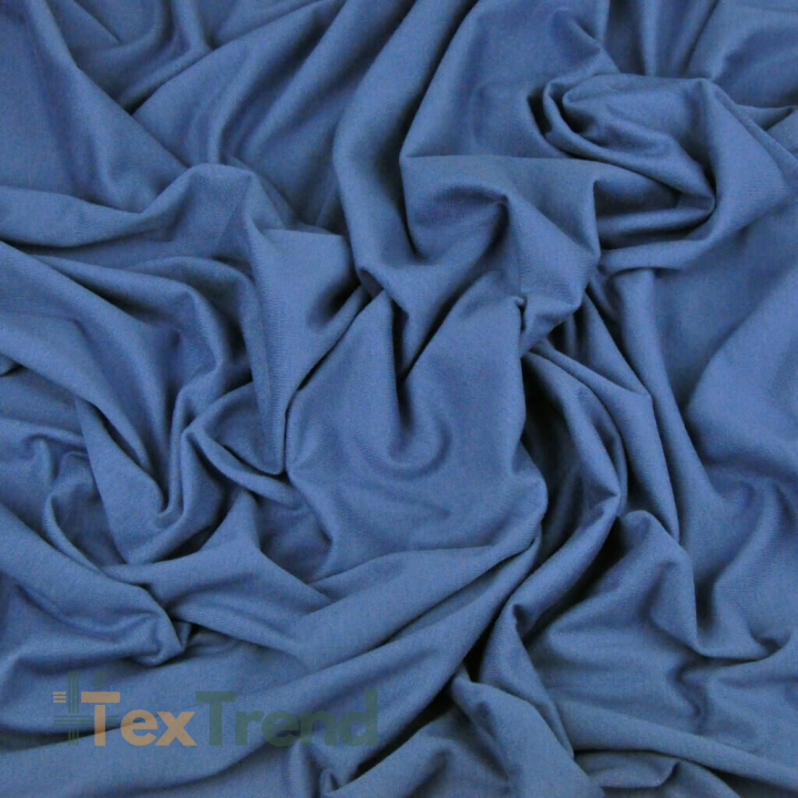 Einfarbiger Jersey-Stoff Jeans  