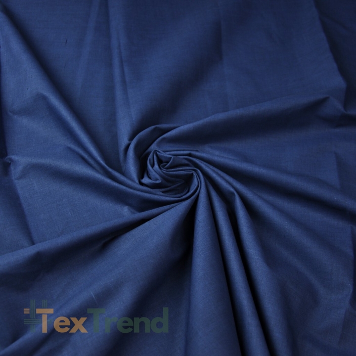 Baumwolle 100% einfarbig dunkelblau 220cm - 32  