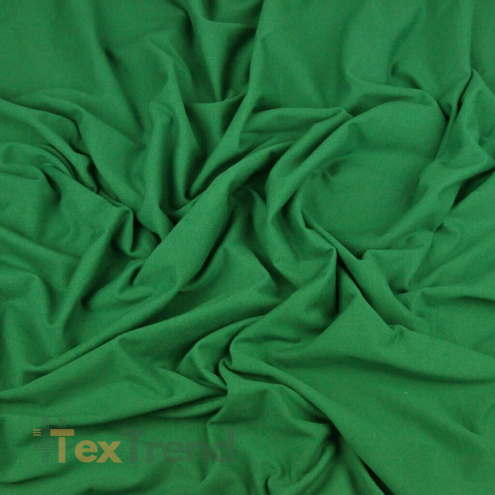 Einfarbiger Jersey-Stoff Dunkelgrün  
