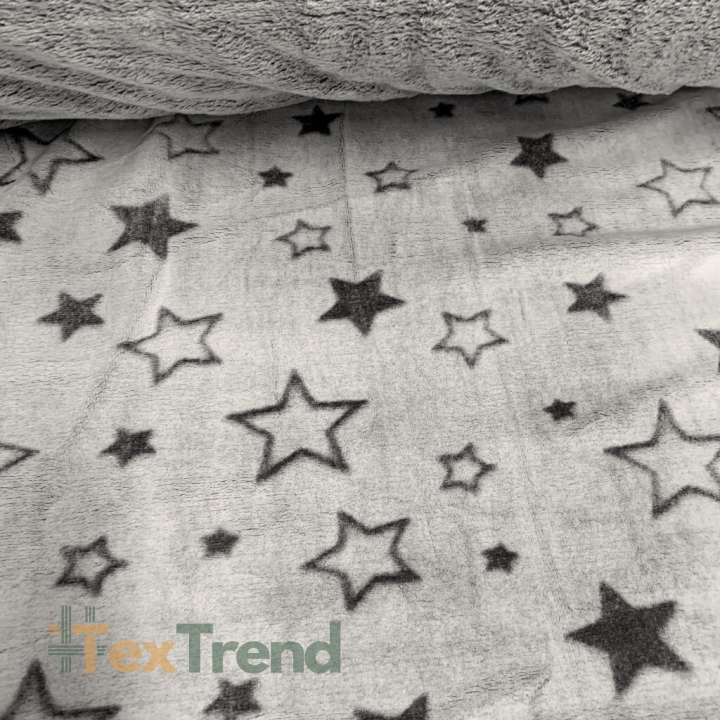 Polar Plus grau doppelseitig Sterne - 220cm  