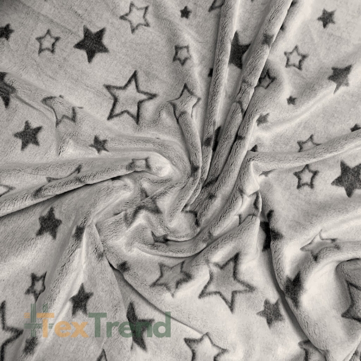 Polar Plus grau doppelseitig Sterne - 220cm  