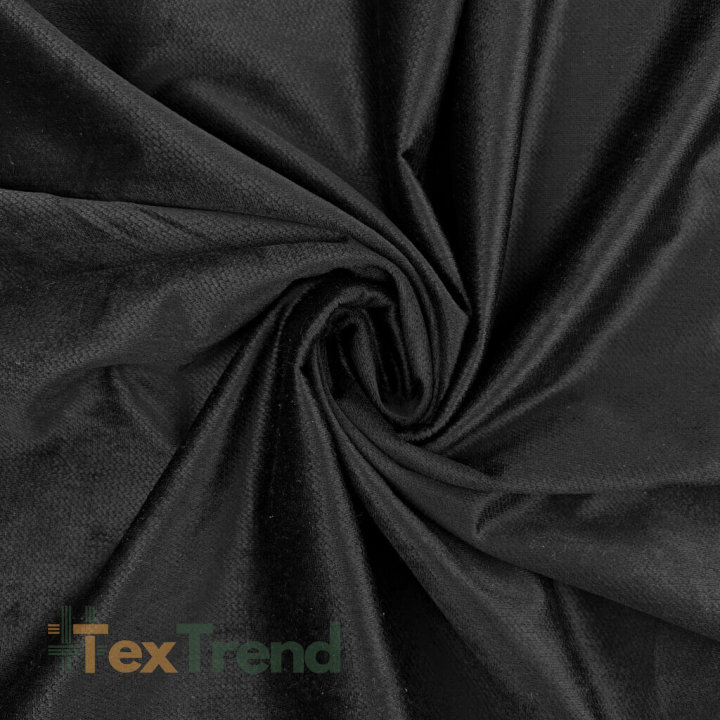 Glatter schwarzer Velvet  