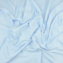 Einfarbiger Jersey-Stoff Himmelblau  