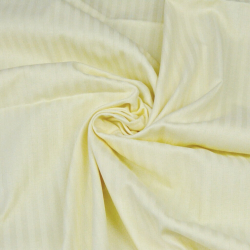 Baumwoll-Damast - ecru mit Streifen