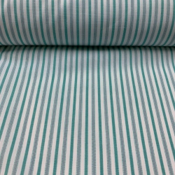 Dekostoff grau-grün Streifen  