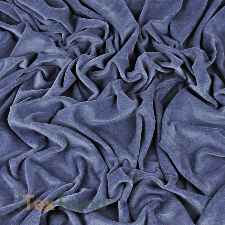 Baumwollvelours Bekleidungsstoff - Jeans  