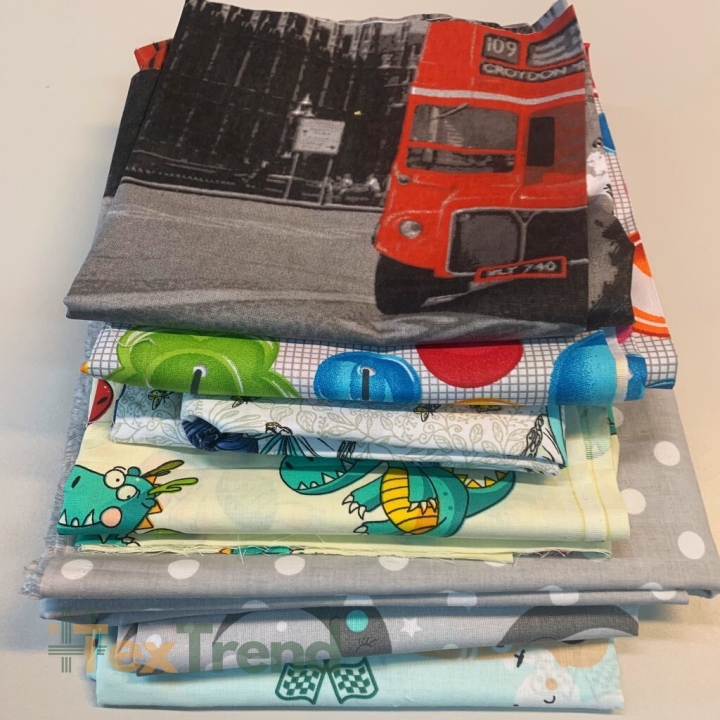 Stoffreste Baumwolle, Endstücke - 10kg  