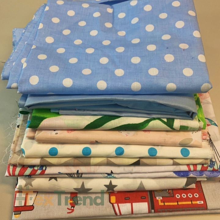 Stoffreste Baumwolle, Endstücke - 5kg  