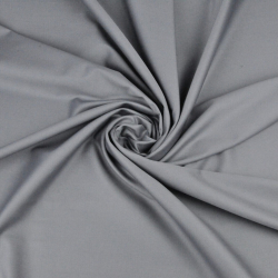 Baumwoll-Satin grau (stahl) - 220cm  