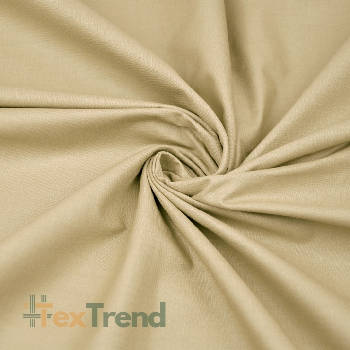 Baumwolle 100% einfarbig sandfarben - 70  