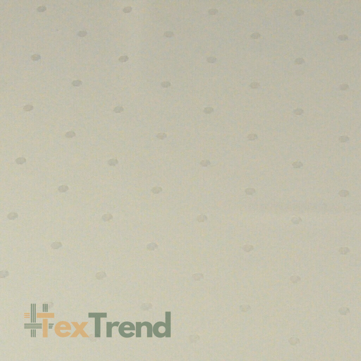 Tischdeckenstoff fleckenabweisend ecru - Punktmuster  