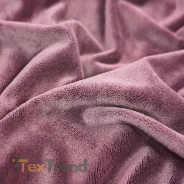 Minky glatt Premium schmutzig rosa (Fingerhut)  