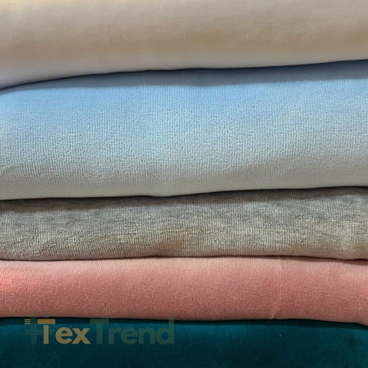 Baumwollvelours Bekleidungs-MIX Reste, Endstücke - 1kg  