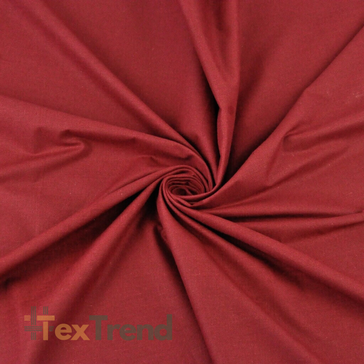 Baumwolle 100% einfarbig karminrot - 89  