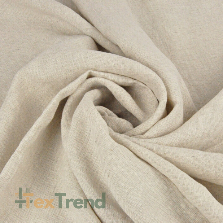 Leinen Bekleidungsstoff natur 100%  