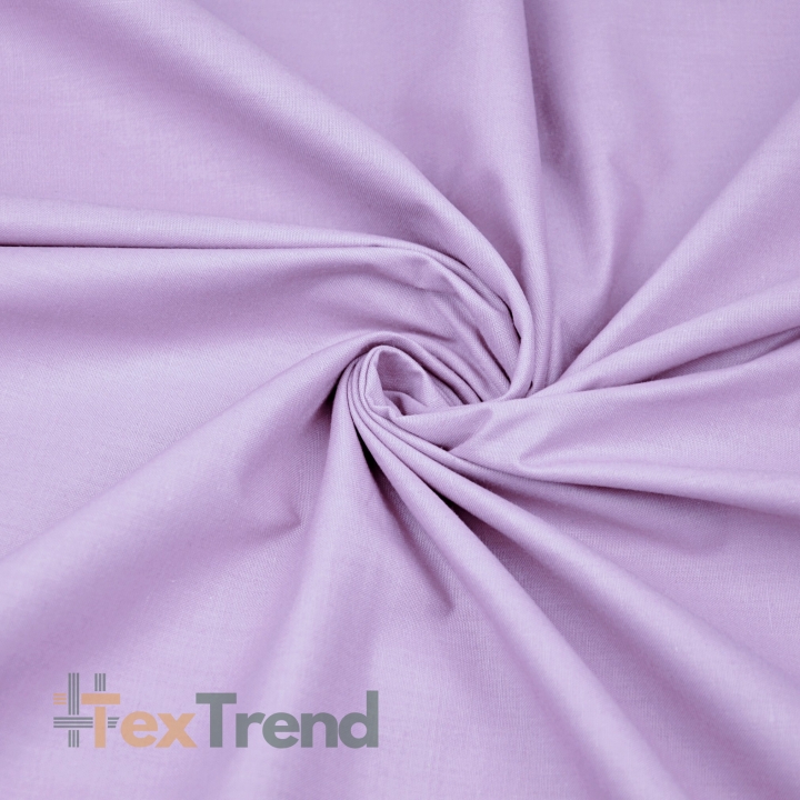 Baumwolle 100% einfarbig helllila - 9  