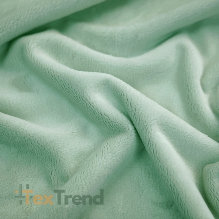 Minky glatt Premium hellsalbei (Sky gray)  