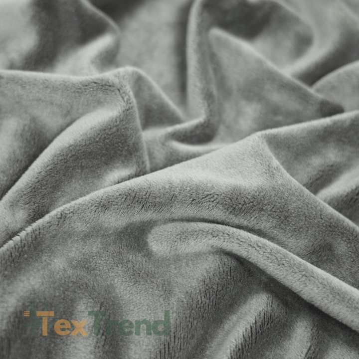 Minky glatt Premium grau (Dapple gray)  