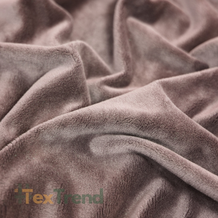 Minky glatt Premium dunkel schmutzig rosa (Nostalgia Rose)  