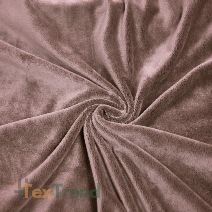 Minky glatt Premium dunkel schmutzig rosa (Nostalgia Rose)  