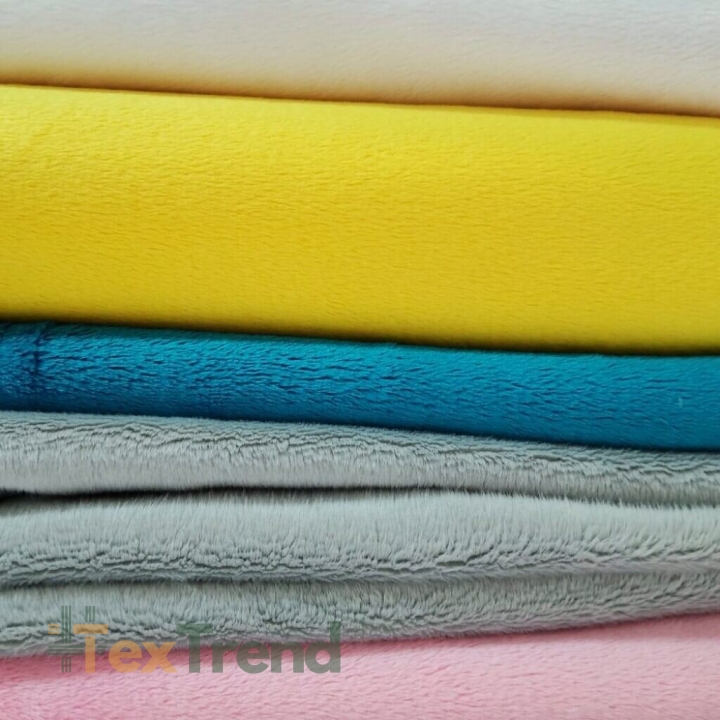 Minky Glatt MIX Reste, Endstücke - 2kg  