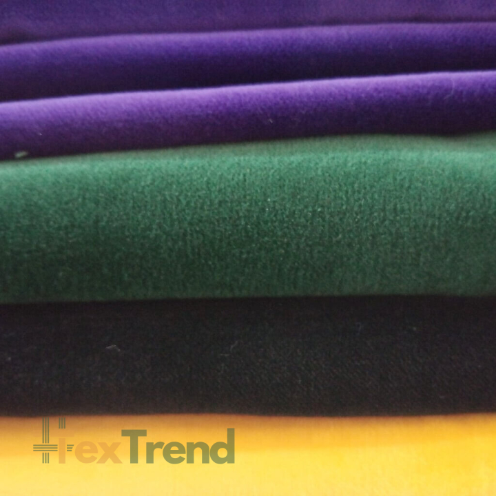 MIX Reste Baumwollvelours, Endstücke - 1kg  