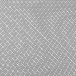 Baumwolle 100% weiße Rauten auf grauem Hintergrund