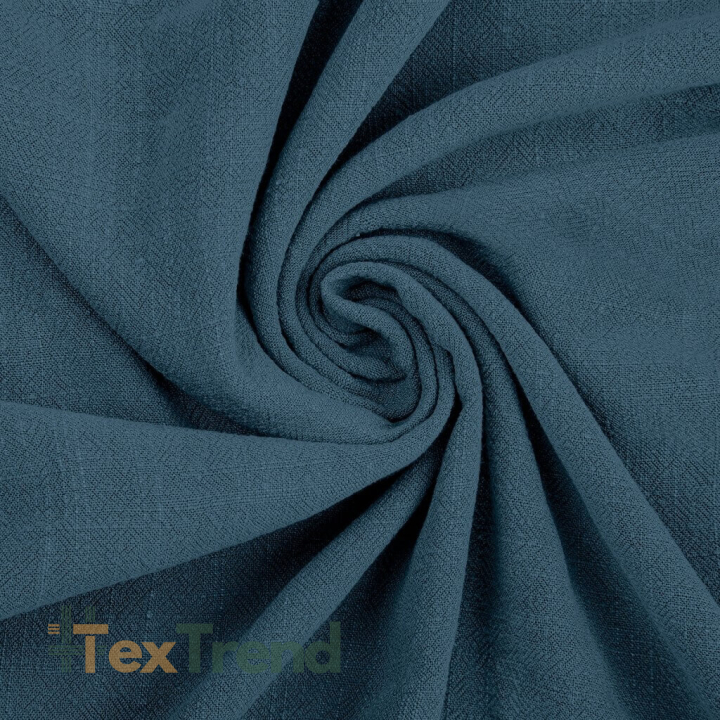 Leinen mit Viskose Bekleidungsstoff - dunkeljeans (Stellar)  
