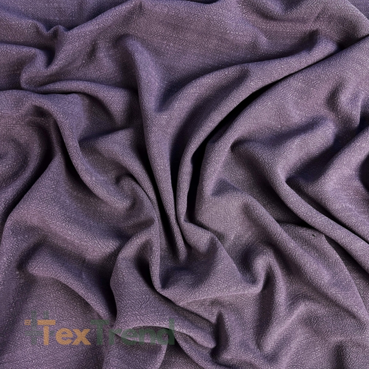 Leinen mit Viskose Bekleidungsstoff - holunderbeere (Elderberry)  