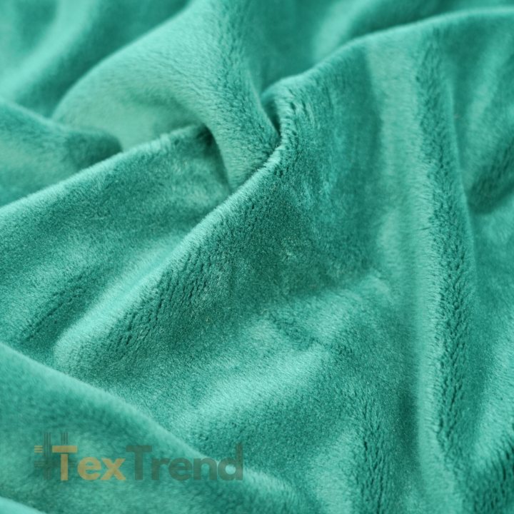 Minky glatt Premium Azur  