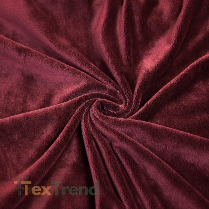 Minky glatt Premium kirschrot  