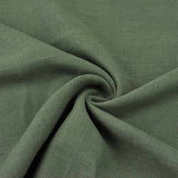 Leinen 100% Bekleidungs- und Bettwäsche - erdiges khaki - 185g  