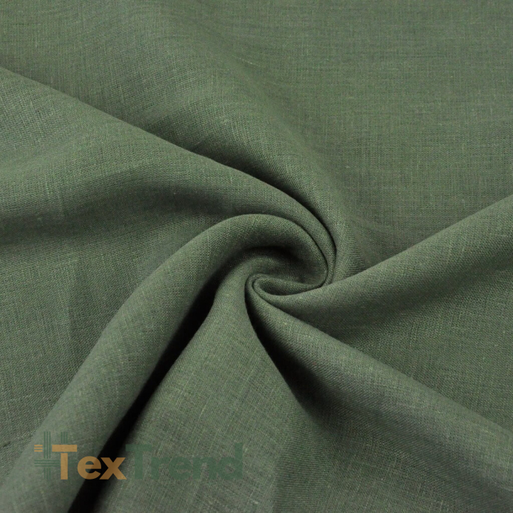 Leinen 100% Bekleidungs- und Bettwäsche - erdiges khaki - 185g  