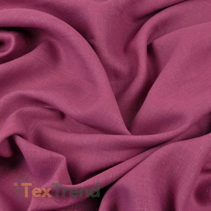 Leinen 100% Bekleidungs- und Bettwäsche - rosa Traube - 185g  