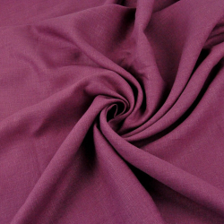 Leinen 100% Bekleidungs- und Bettwäsche - rosa Traube - 185g  
