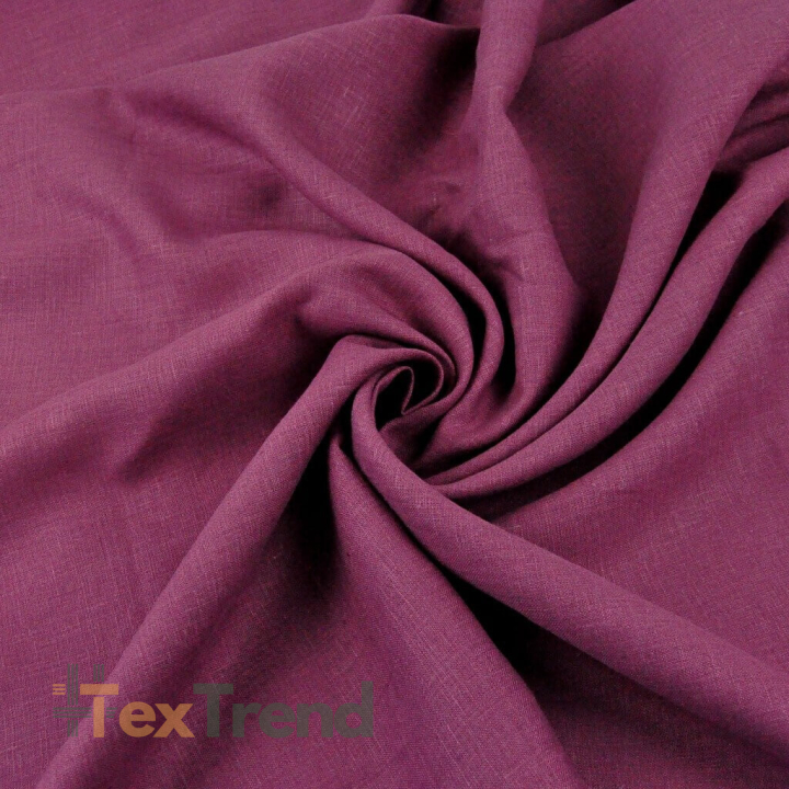 Leinen 100% Bekleidungs- und Bettwäsche - rosa Traube - 185g  