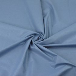 Baumwolle 100% einfarbig schmutzig blau  