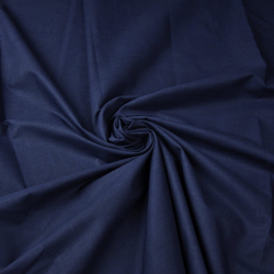 Baumwolle 100% einfarbig navy - 32  