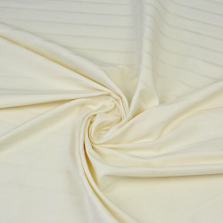 Baumwolle Damast ecru Streifen und Streifen  