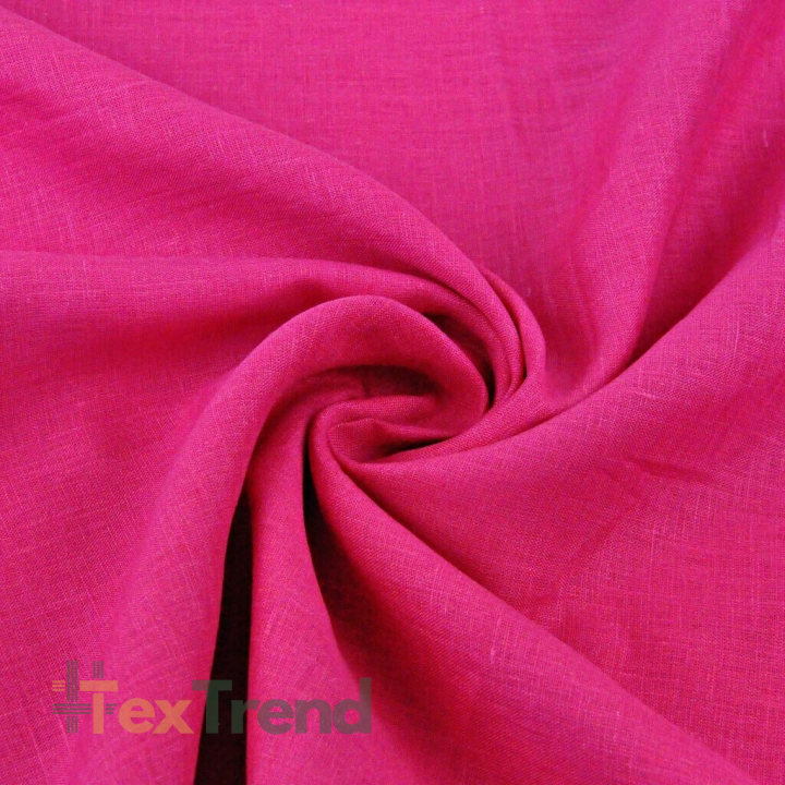 Leinen 100% Bekleidungsstoff fuchsia - 125g  
