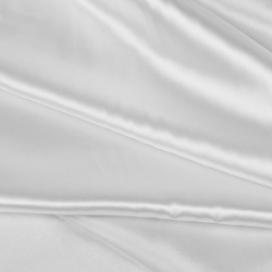 Kleidungsstoff Satin mit Lycra - weiß  