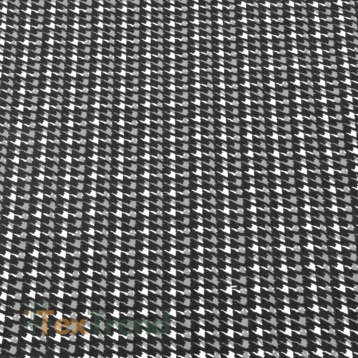 Bekleidungsstoff (Pepita) Baumwolle + Lycra  