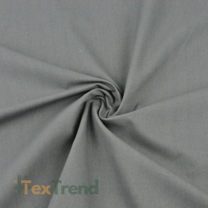 Bekleidungsstoff Baumwolle mit Lycra - grau  