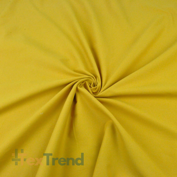 Bekleidungsstoff Baumwolle - senfgelb  