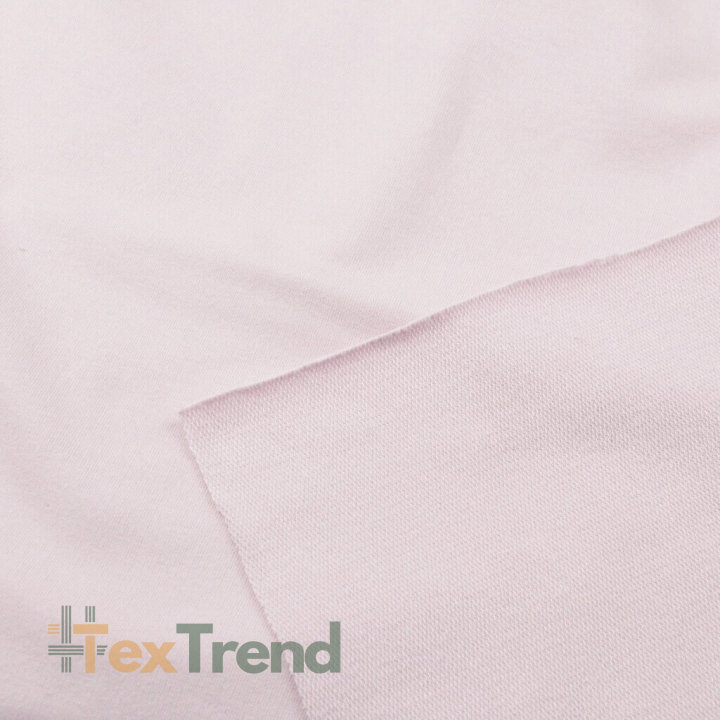 Sweatstoff Loop - einfarbig pudriges Rosa - 280g  